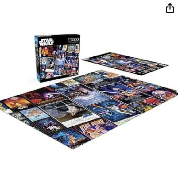 Buffalo Games Star Wars "ORIGINAL TRILOGY POSTERS" 1000 Piece Jigsaw Puzzle - Picture 2 of 7